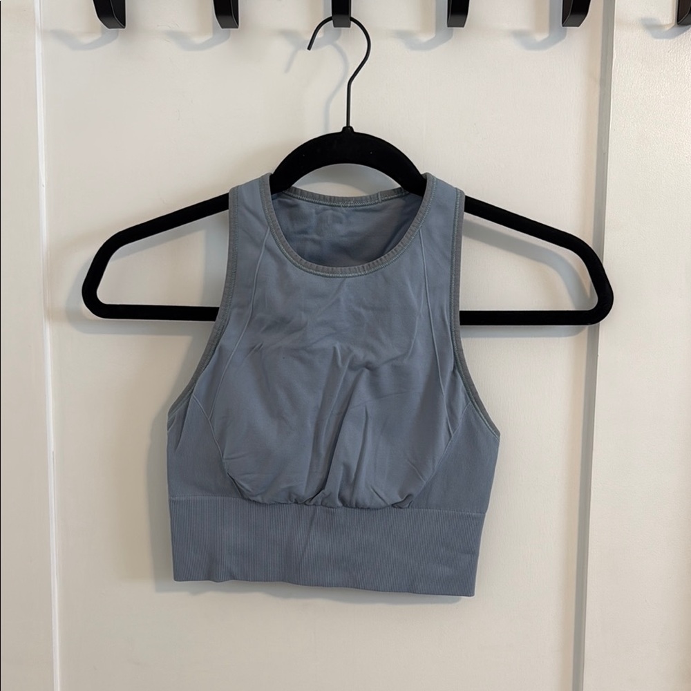 Lululemon Gray Racerback Sports Bra - Picture 2 of 2